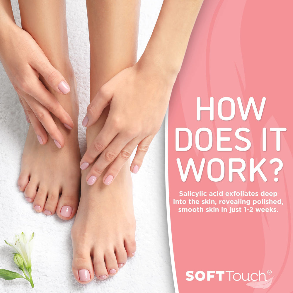 Relaxing home foot care scene with Dermora mask application.