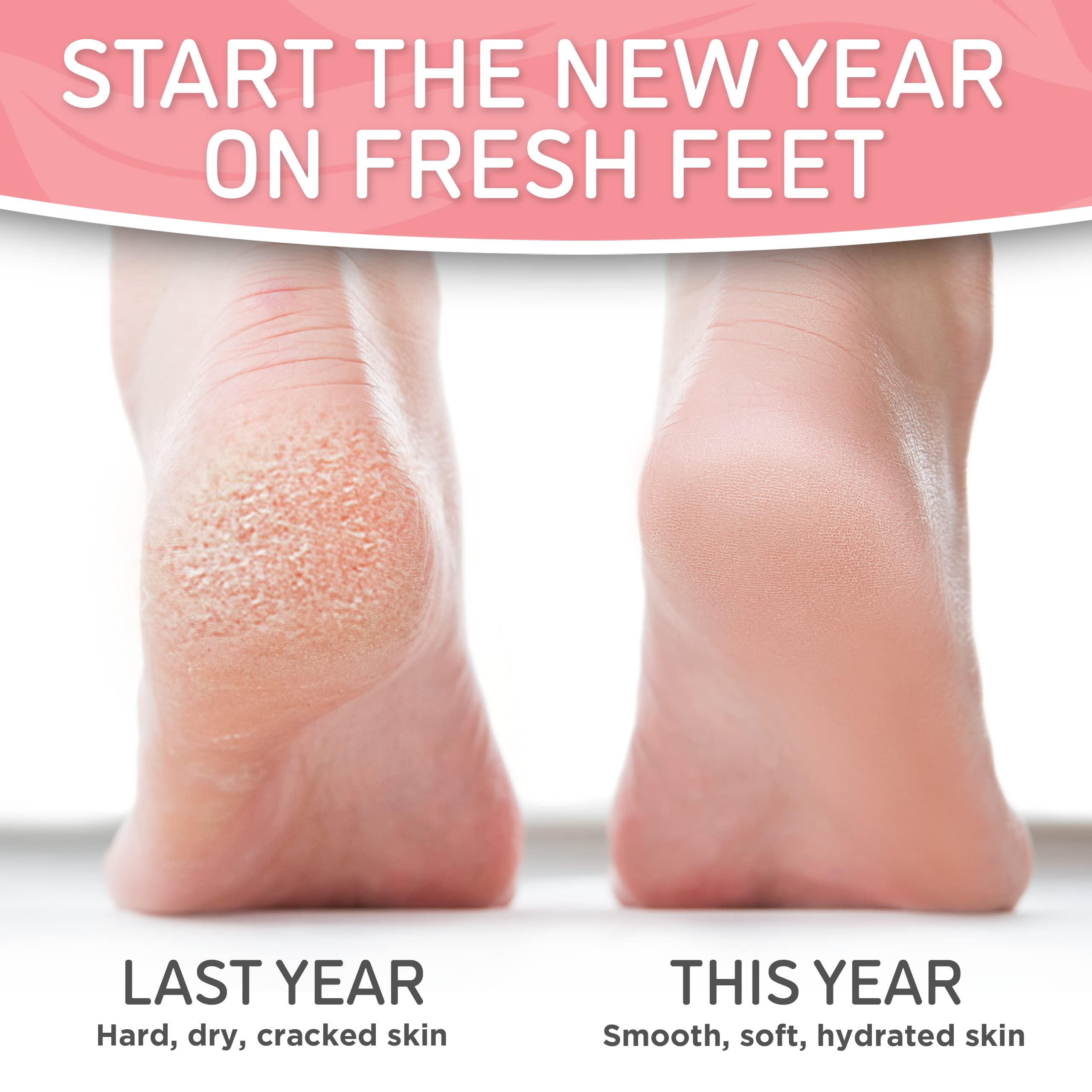 Universal-fit design on diverse feet enables comfortable wear with Dermora.