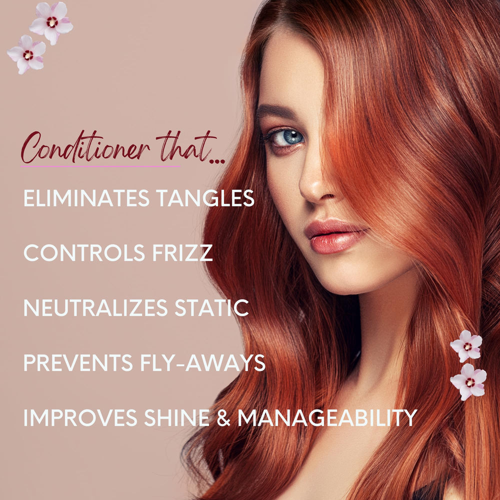 DermOrganic Daily Hydrating Conditioner being applied to hair for smooth results.