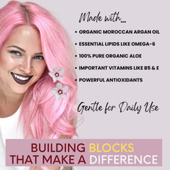 DermOrganic Grapeseed antioxidants aid color preservation and vibrancy.