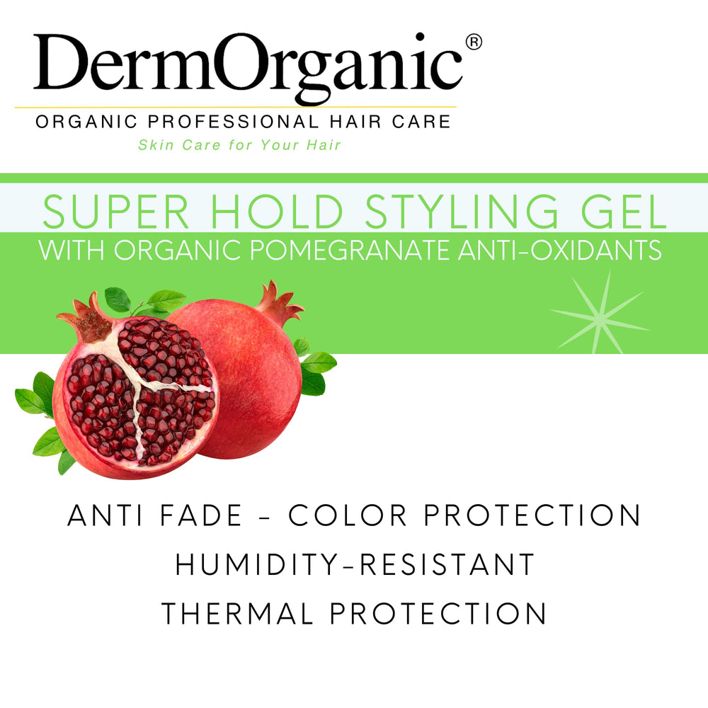 DermOrganic Super Hold gel applied to create texture without stiffness.