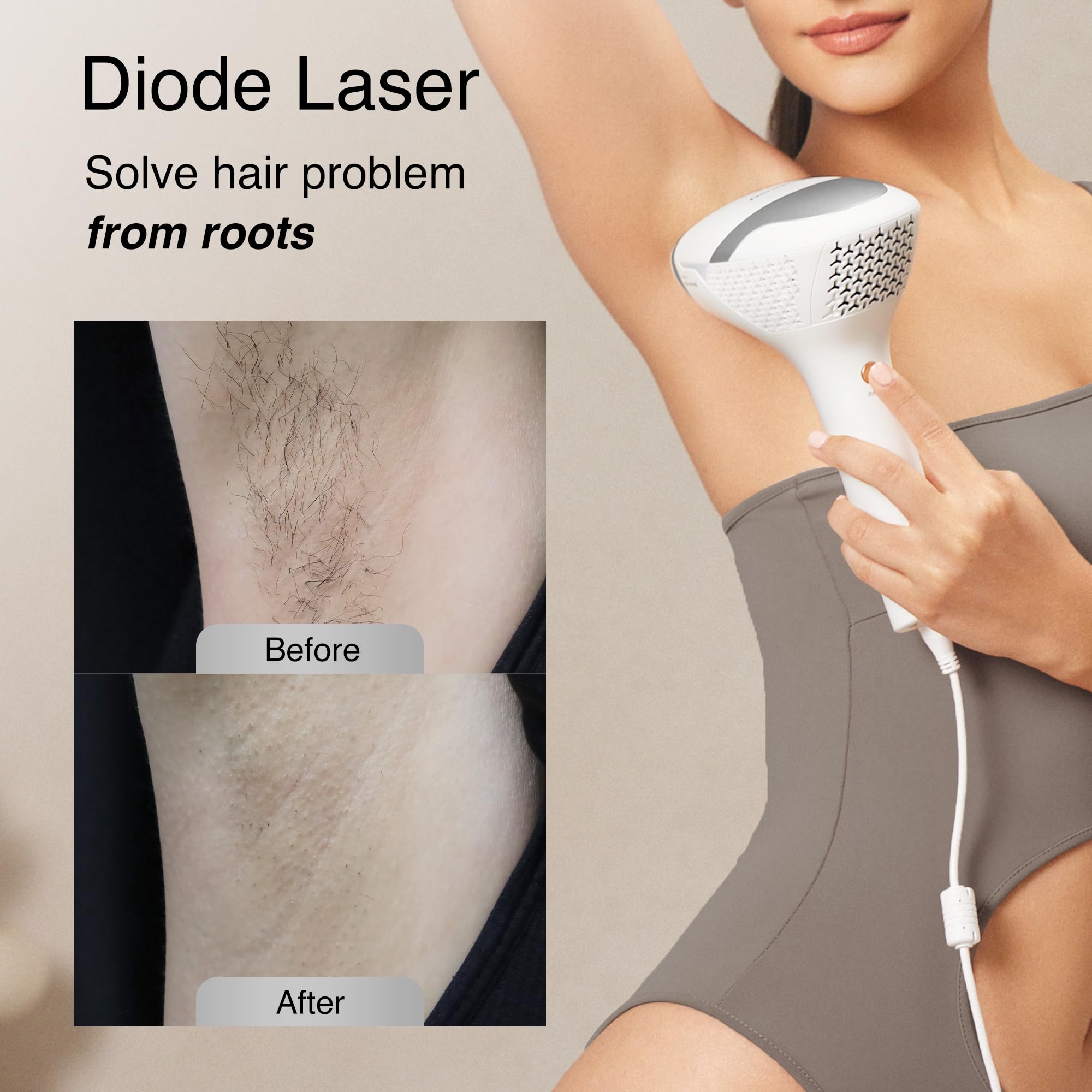 DermRays home setup example for salon-grade results at home