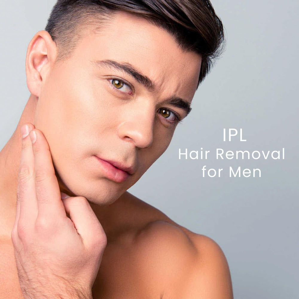 DermRays IPL Hair Removal device with five adjustable energy levels for customization.