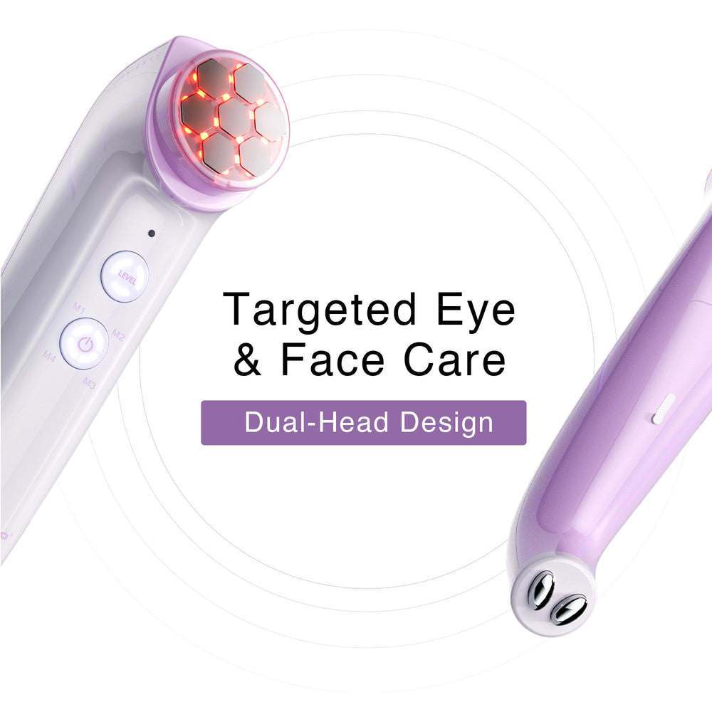 DermRays M1 small eye-head targets delicate under-eye areas