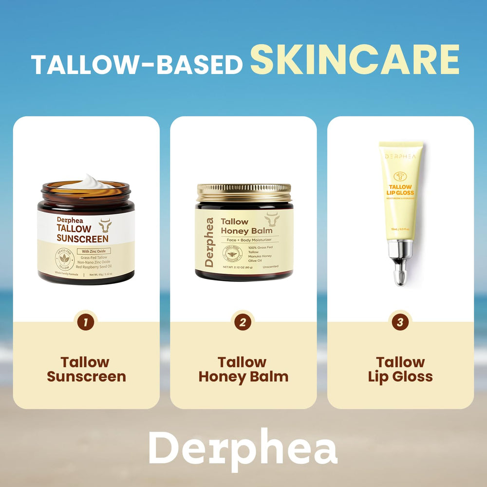DERPHEA Lip care routine image shows soft lips after application
