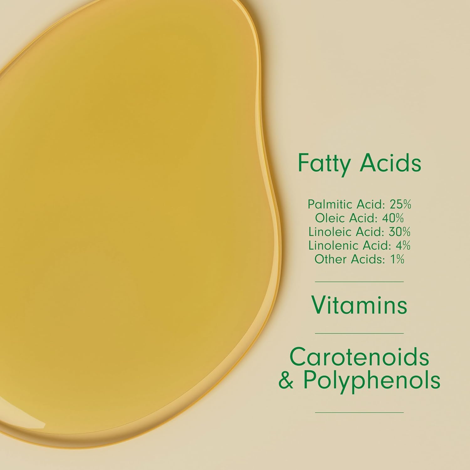 Natural color variation in Dersie Batana Oil, nutrients preserved
