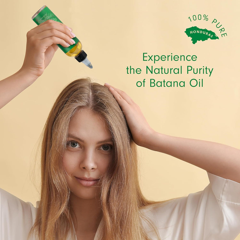 Dersie Batana Oil packaging for two-bottle set