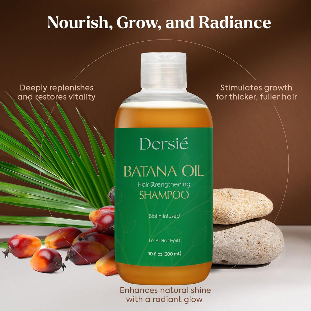 Dersie Batana Oil Shampoo lather forms rich foam during wash