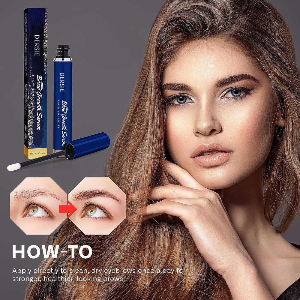 Dersie Eyebrow Growth Serum applicator tip close-up for precise application