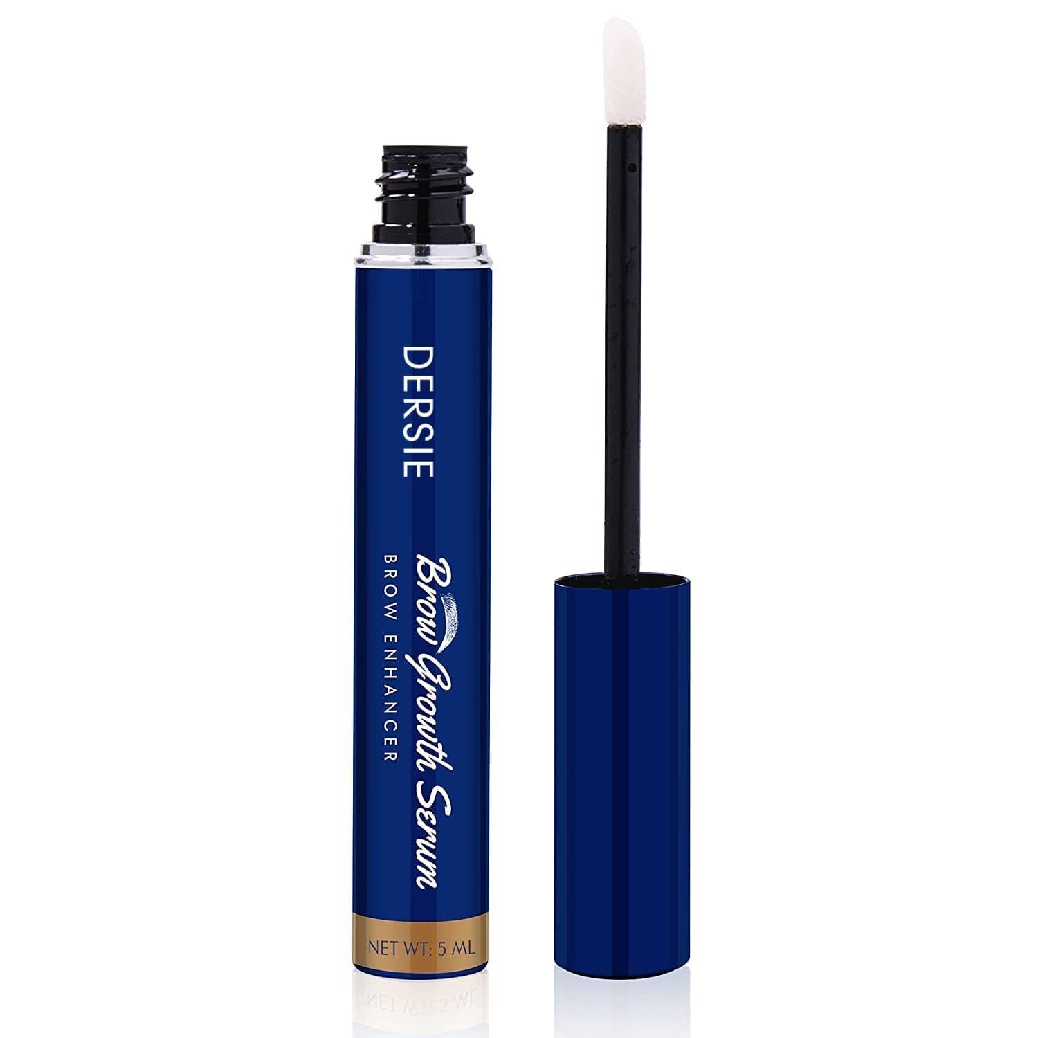 Dersie Eyebrow Growth Serum bottle front, two-pack for fuller brows