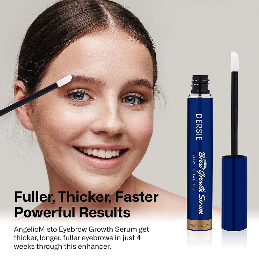 Dersie Eyebrow Growth Serum duo-pack on display for easy routine