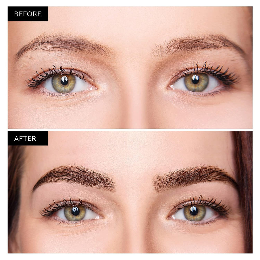Dersie Eyebrow Growth Serum texture in vial with droplets hinting at smooth absorption