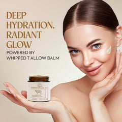 Dersie grass-fed ingredients label highlights tallow, jojoba oil, and cocoa butter.
