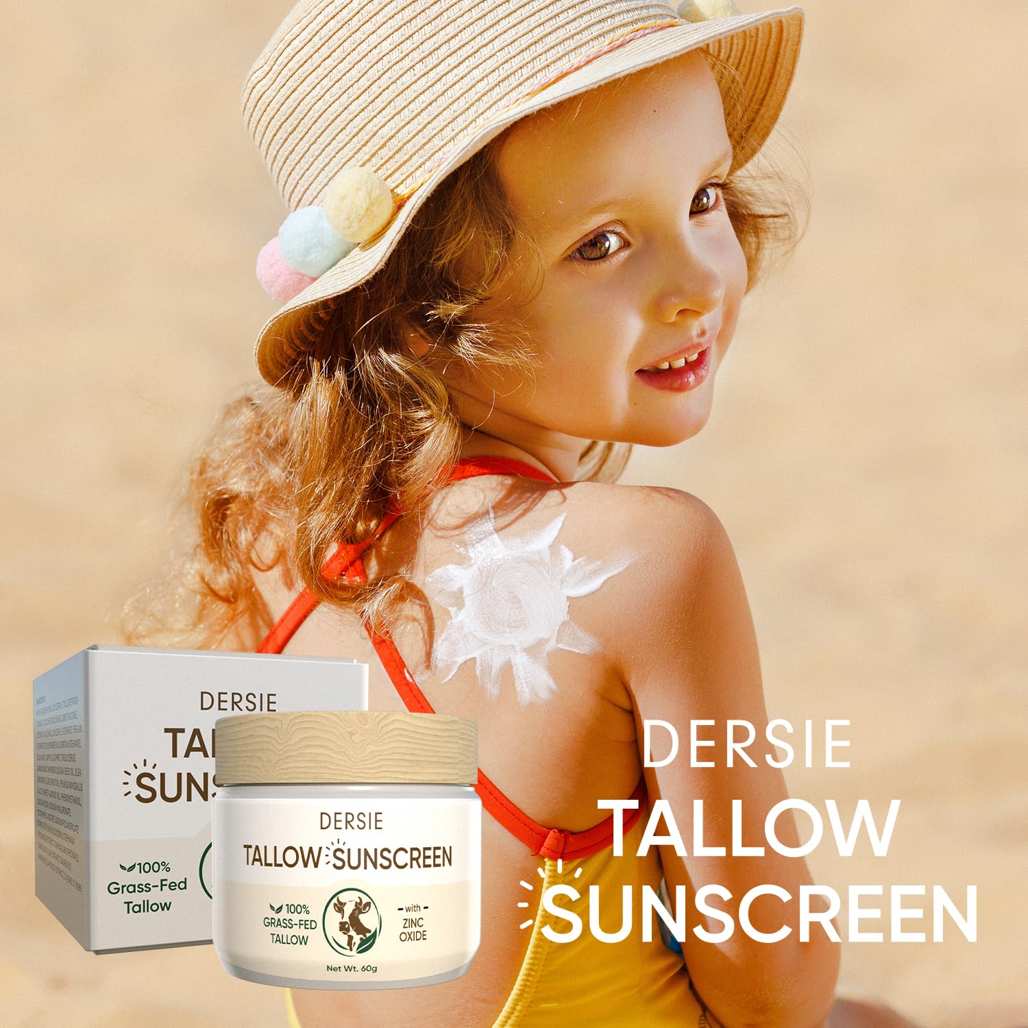 Dersie grass-fed tallow benefits highlight deep hydration for dry skin.