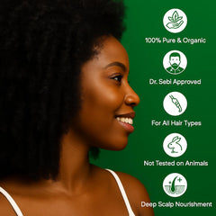 Dersie Scalp Oil absorbs quickly, leaving no greasy residue.