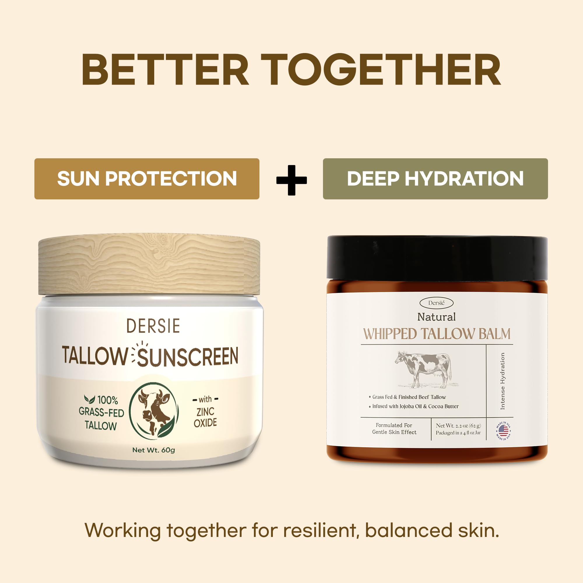 Dersie water-resistant formula image emphasizes sweat-proof protection for active days.