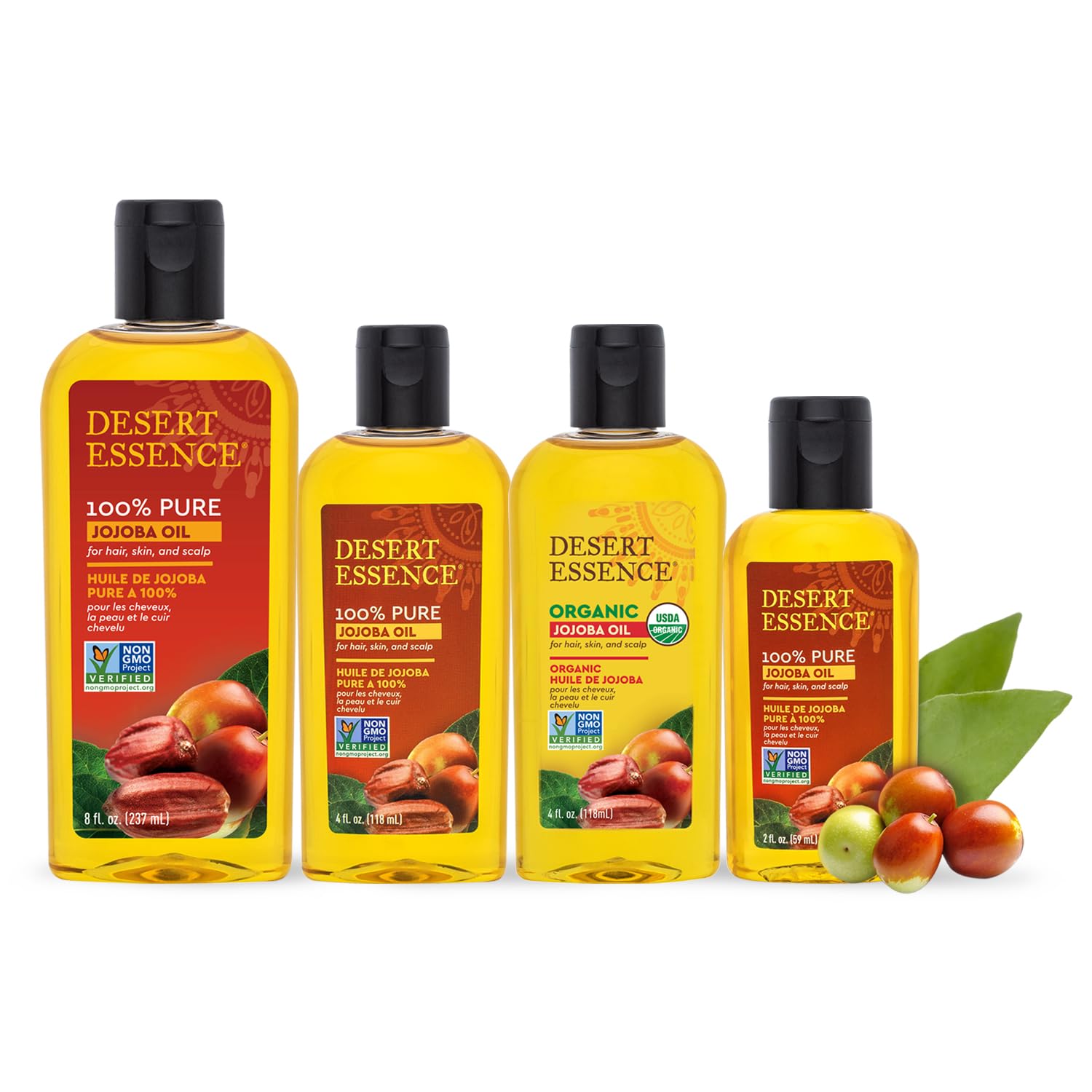 Desert Essence Jojoba Oil ingredients from Peruvian desert.