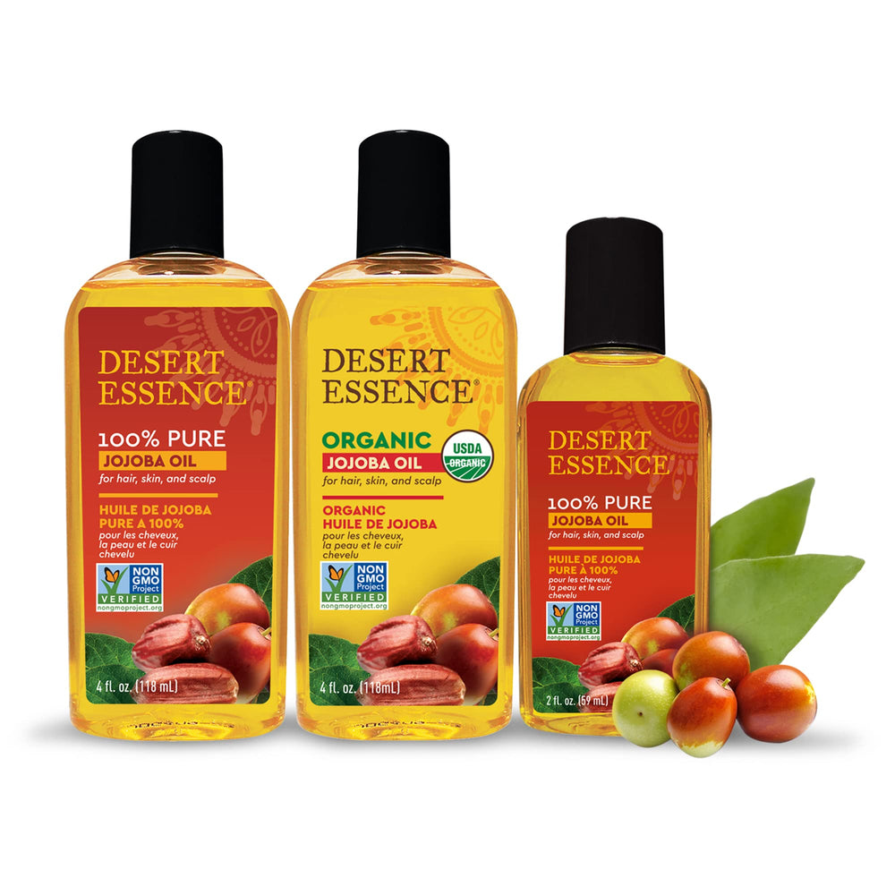 Desert Essence Jojoba Oil ingredients: cold-pressed purity preserved in every bottle.