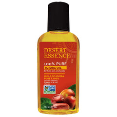 Desert Essence jojoba oil pours smoothly for quick, non-greasy facial hydration.