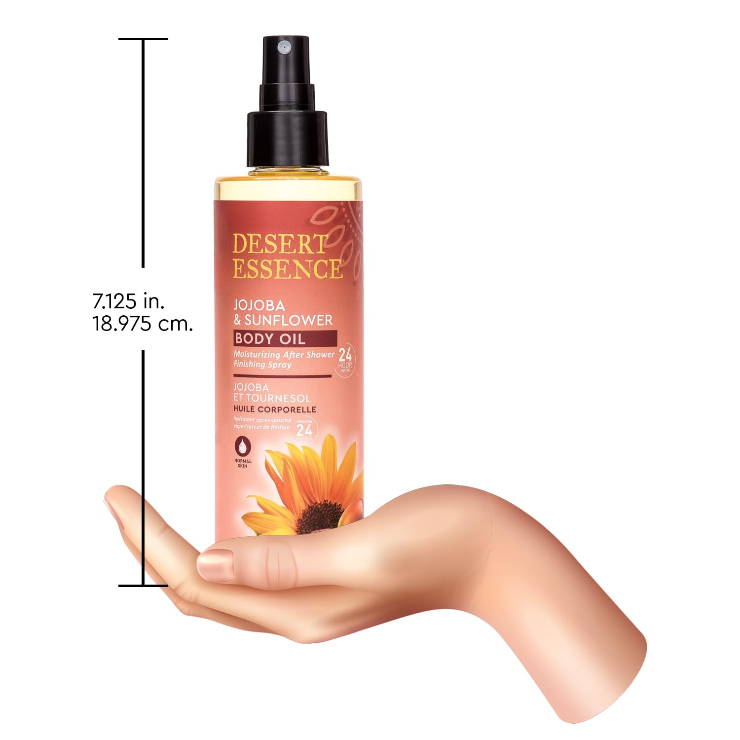 Ingredient focus on apricot oil in Desert Essence body oil spray