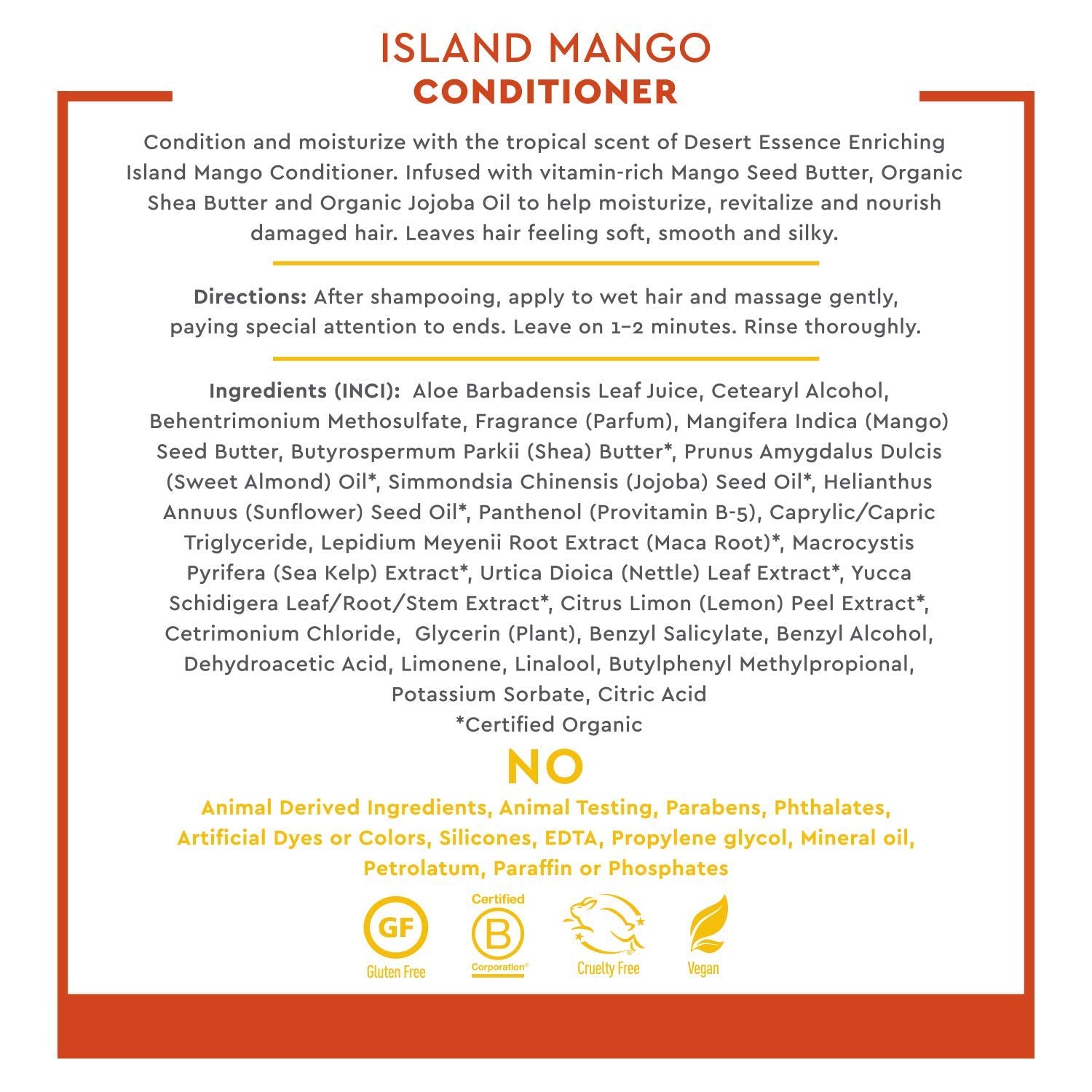 Desert Essence Mango Island aroma splash evokes tropical scent for daily ritual.