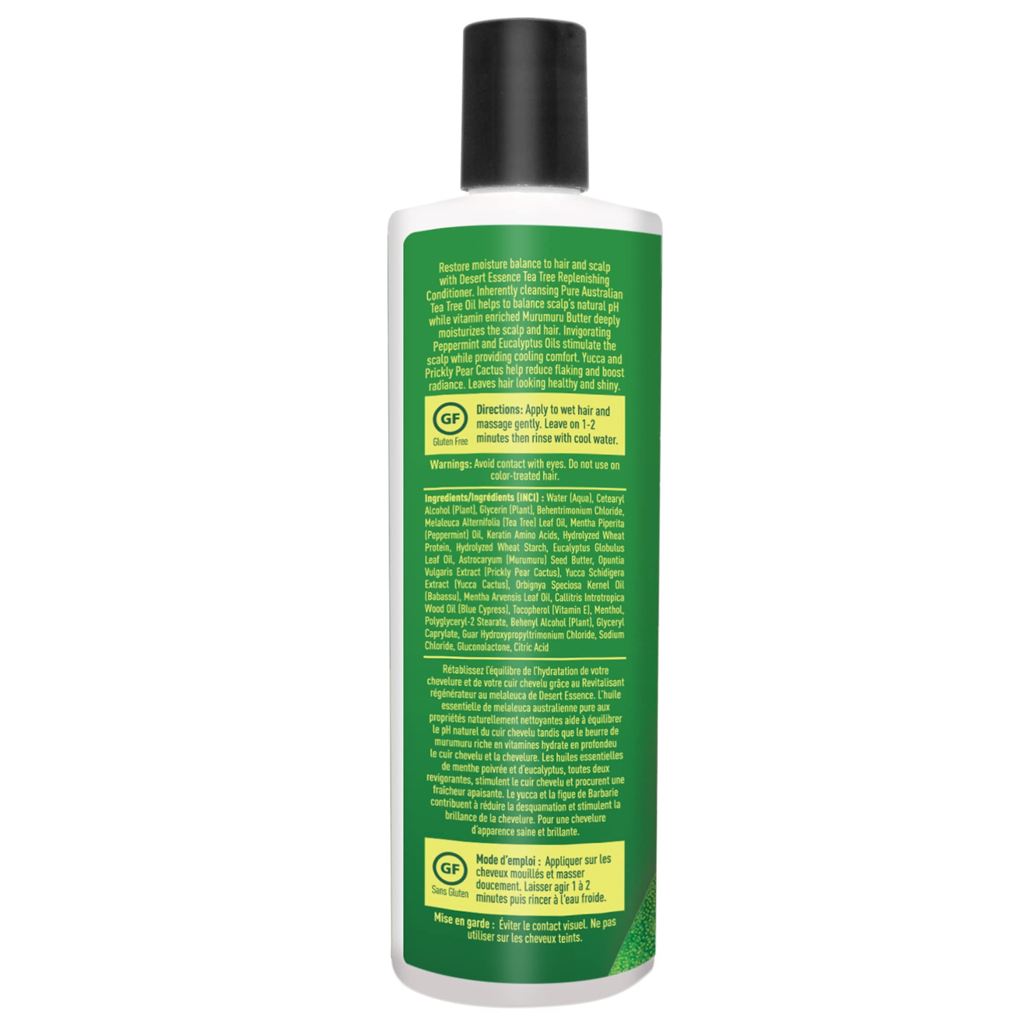 Relaxing peppermint notes provide a cooling scalp sensation.