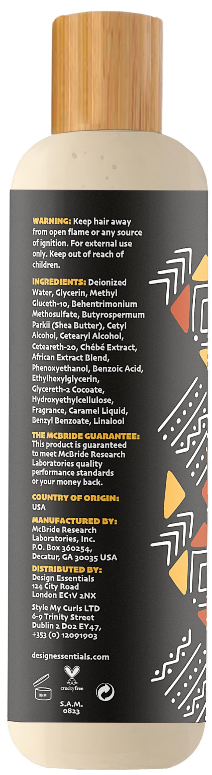 Design Essentials African Chebe leave-in conditioner texture shows moisture-rich formula for detangling