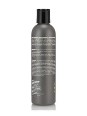 Design Essentials almond avocado shampoo bottle shows smooth rinse and reduced detangling time.