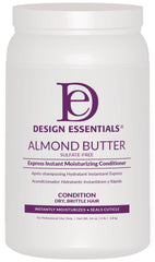 Design Essentials Almond Butter Express conditioner bottle for instant hydration.