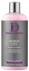 Design Essentials Bamboo & Silk HCO Leave-In Conditioner bottle for smooth, manageable hair
