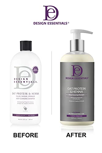 Design Essentials shampoo close-up shows creamy lather and cleansing action for natural hair