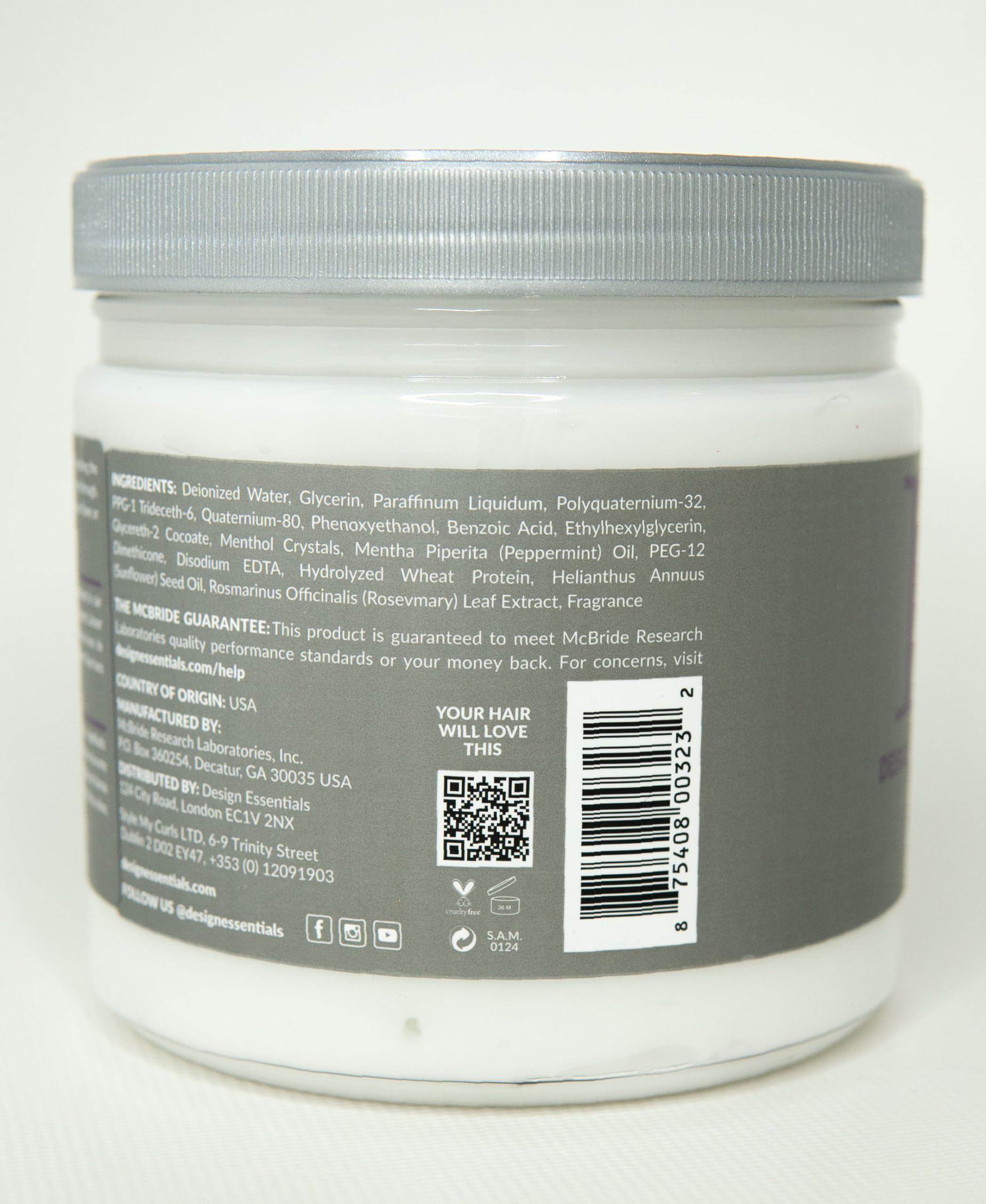 Design Essentials Rosemary & Mint conditioner delivers a refreshing peppermint scent for a spa-like experience.