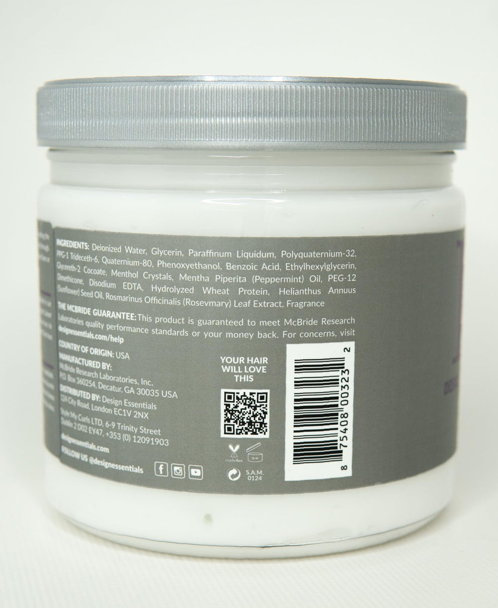 Design Essentials Rosemary & Mint conditioner delivers a refreshing peppermint scent for a spa-like experience.