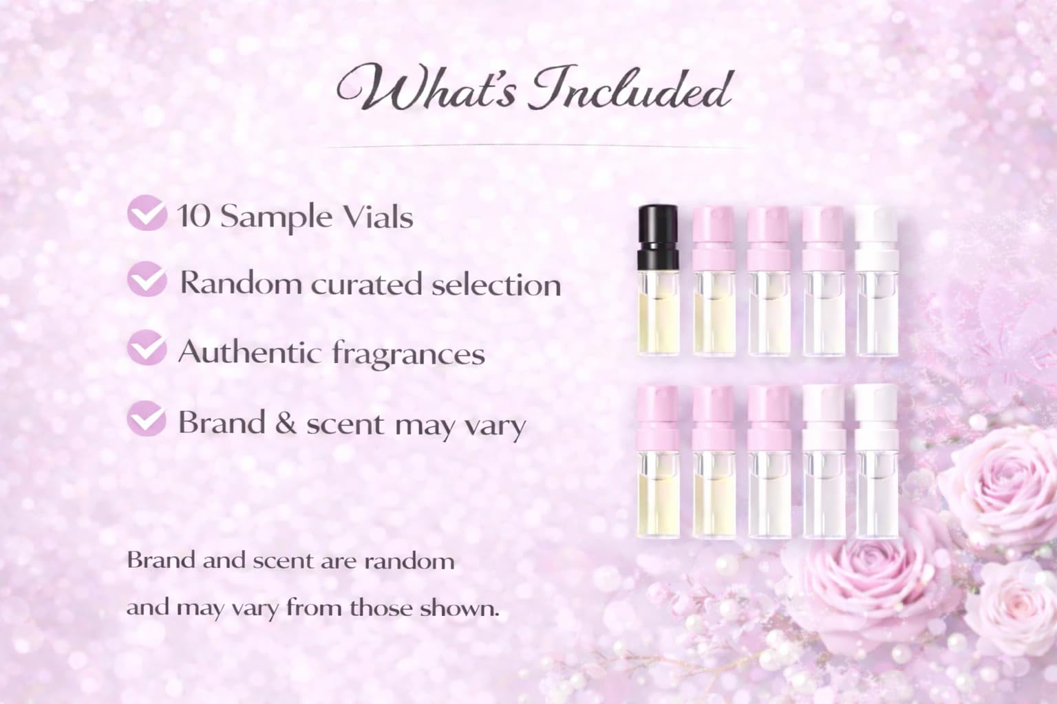 Womens Designer Perfume Discovery Set designer perfume sample pack gift idea for her