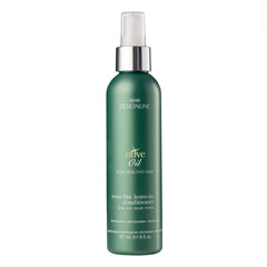 DESIGNLINE Olive Oil EVOO Lite Leave-In bottle offering color-safe hydration and lightweight conditioning.