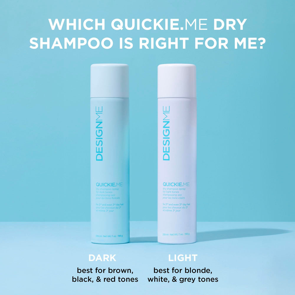 Design.Me QUICKIE.ME Dry Shampoo Light Tones easy one-step application