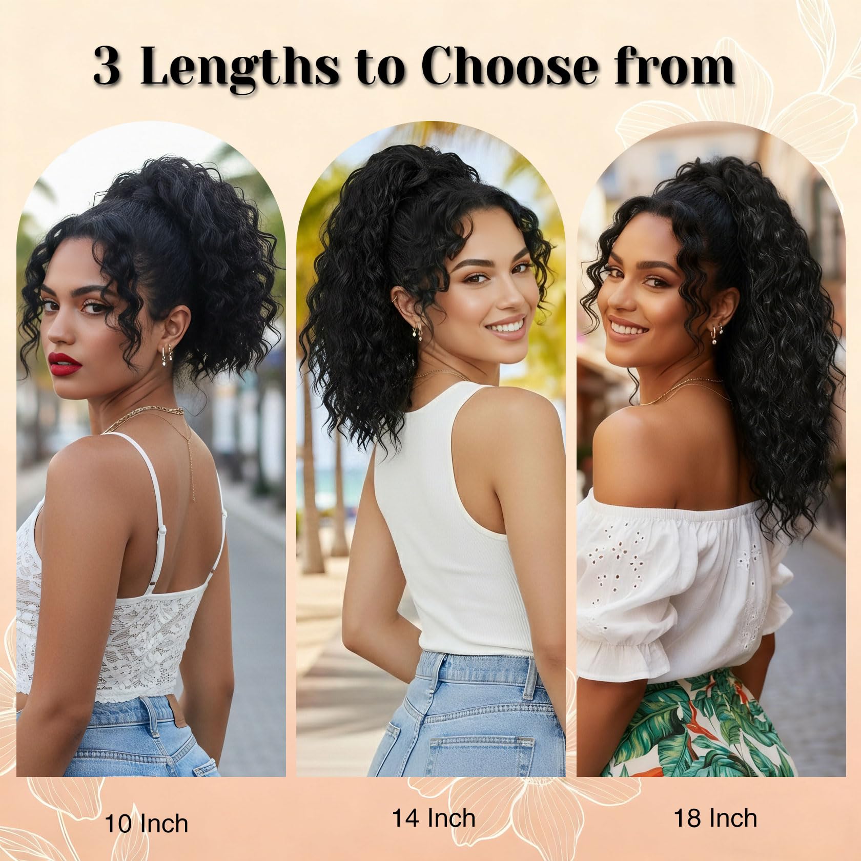 Detean fluffy, natural-looking ponytail delivers instant bounce