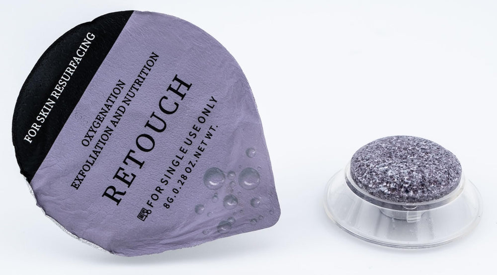 Detox Pods device-compatible setup with oxygen facial devices.