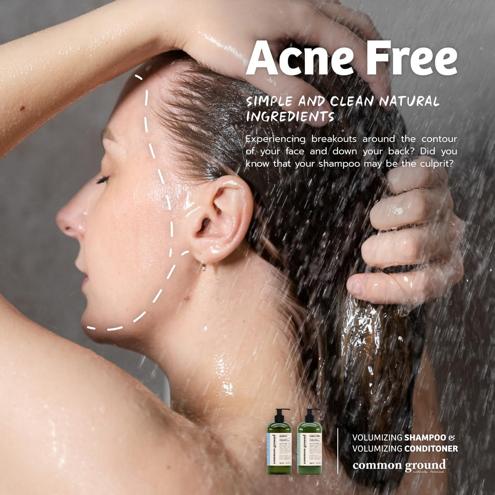 Detox action visual with clear bottle showing buildup removal for refreshed hair.