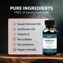Detroit Grooming Co. packaging highlights Detroit-made, all-natural beard oil