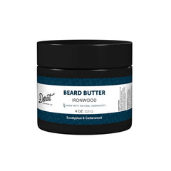 Detroit Grooming Co. beard butter ironwood jar delivers deep conditioning for smoother facial hair