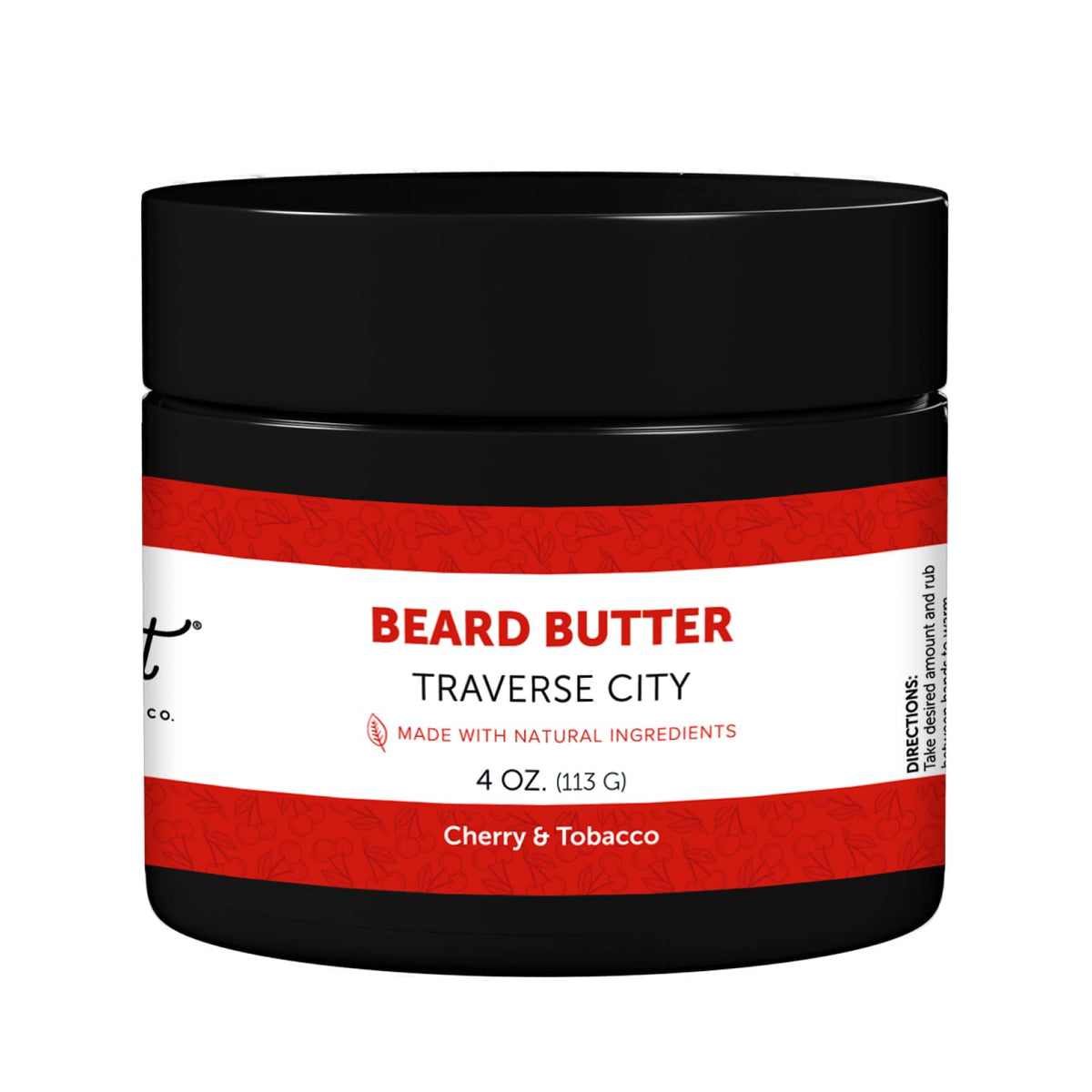 Detroit Grooming Co. beard butter jar front for rich hydration.