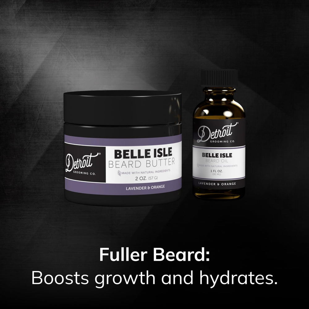 Detroit Grooming Co. beard butter tin delivers lasting moisture and easy styling.