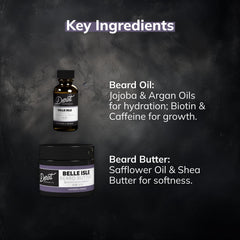 Detroit Grooming Co. beard care bundle together for a complete routine.