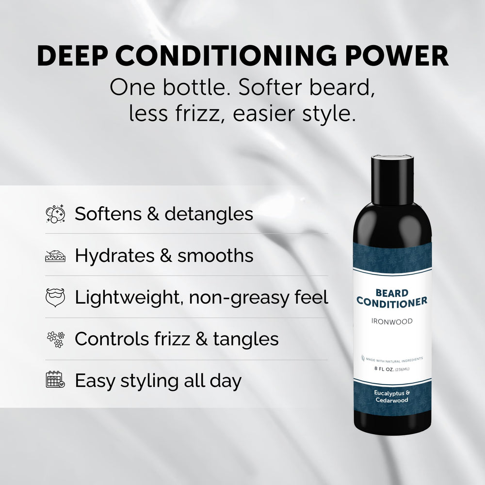 Detroit Grooming Co beard conditioner with aloe vera for soothing skin