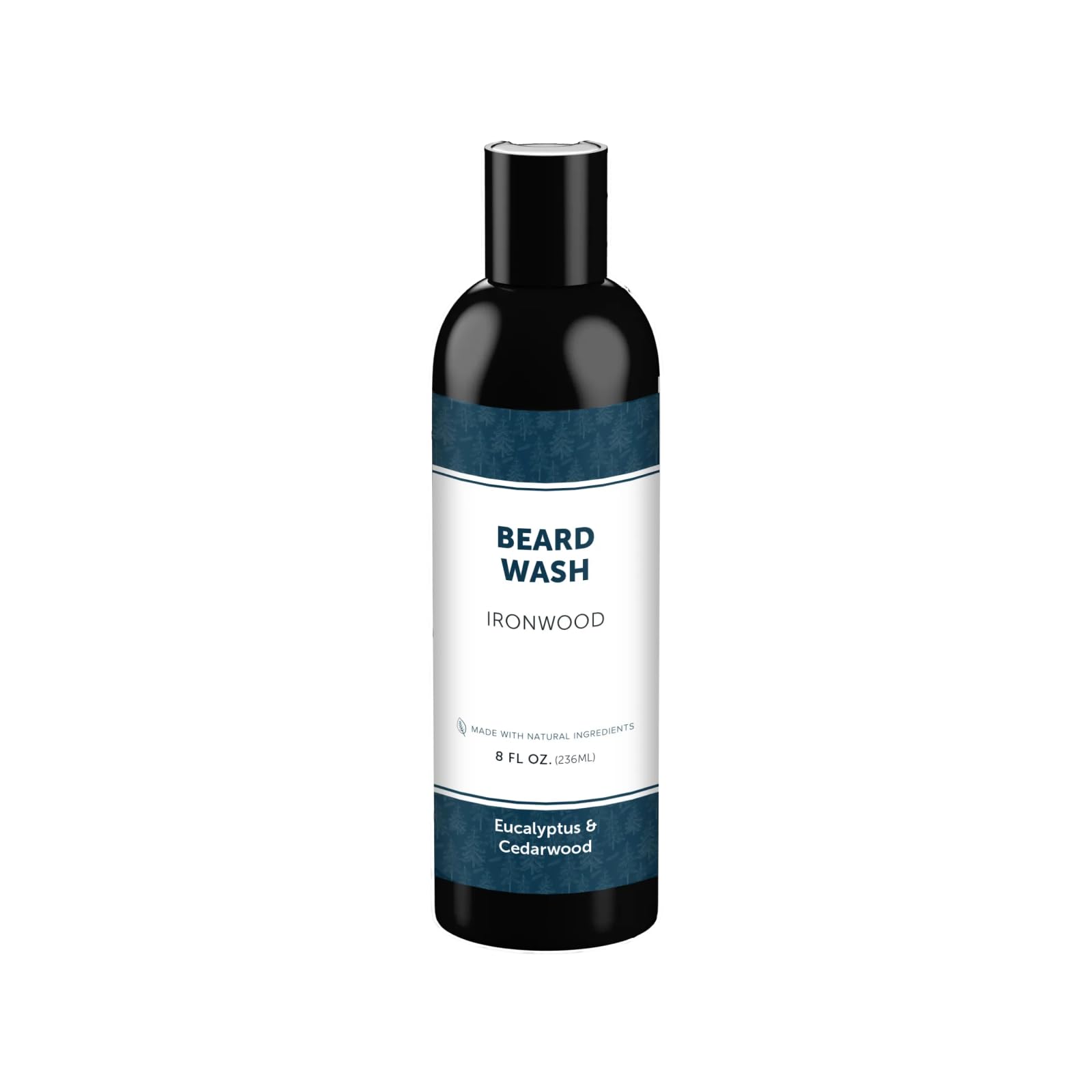 Detroit Grooming Co beard wash bottle on display shows deep cleansing.