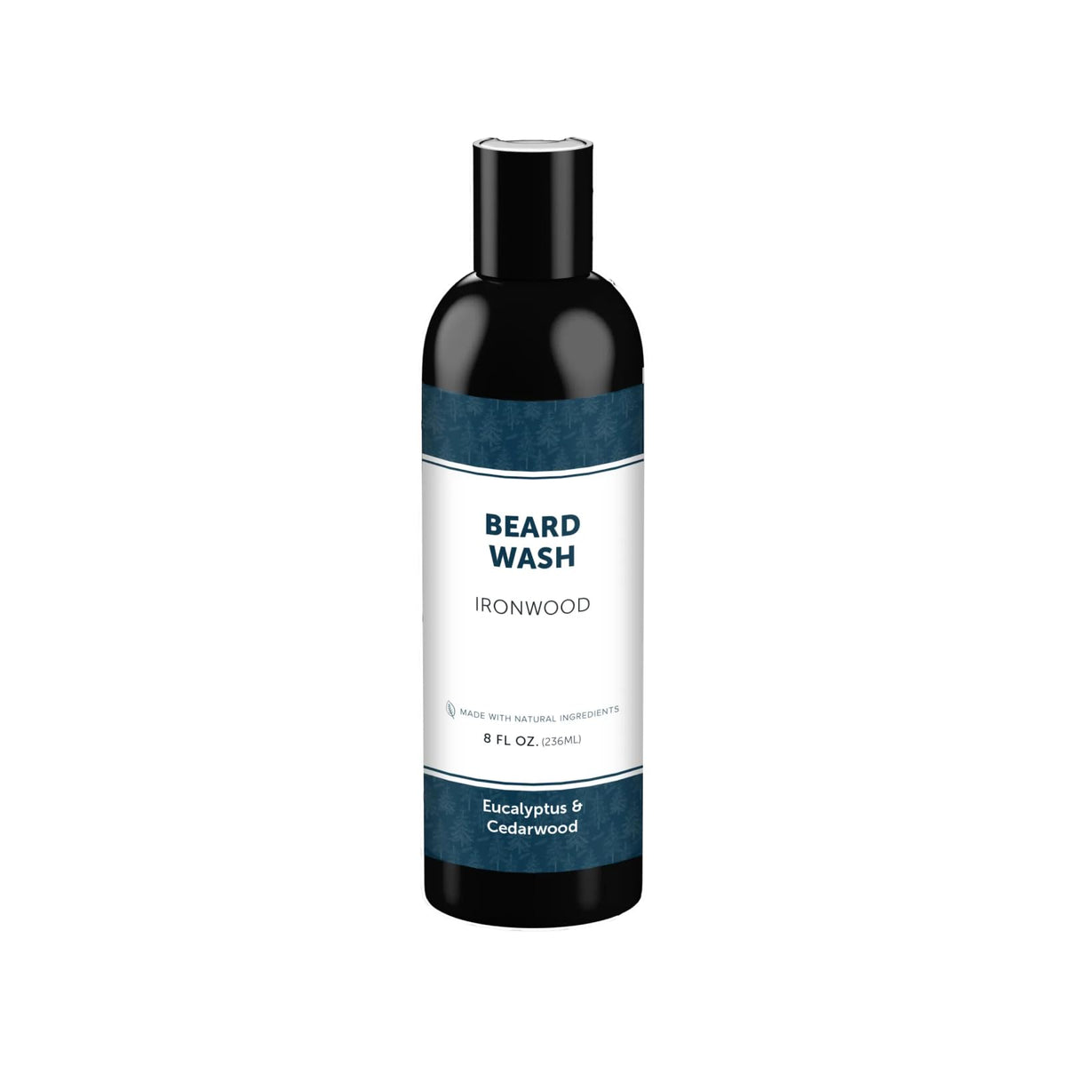 Detroit Grooming Co beard wash bottle on display shows deep cleansing.