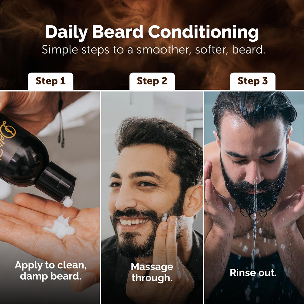 Detroit-made craftsmanship label on Detroit Grooming Co beard conditioner bottle