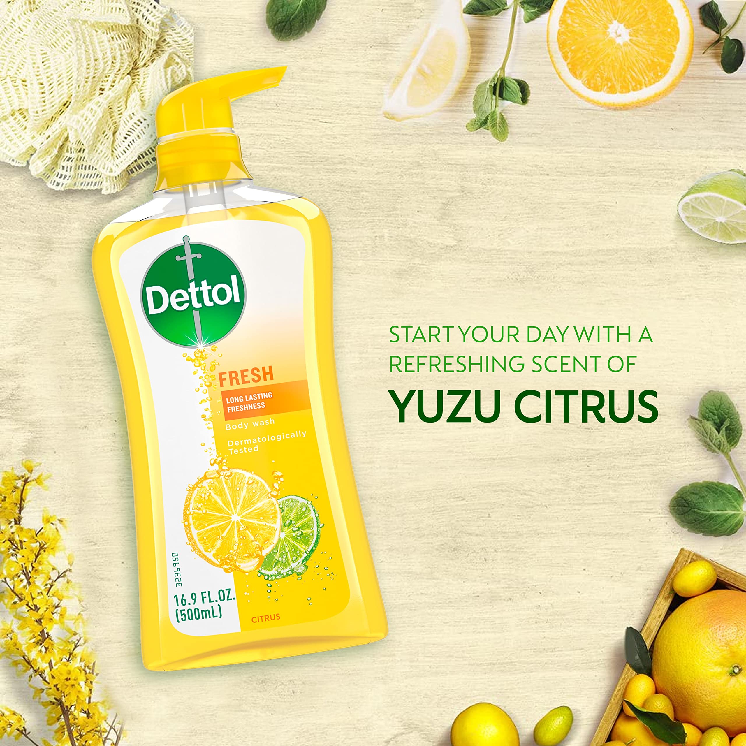 Morning routine shot suggests starting the day with fresh scent.