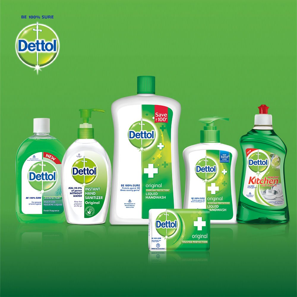Dettol Hand Wash product shot emphasizing 200ml size.